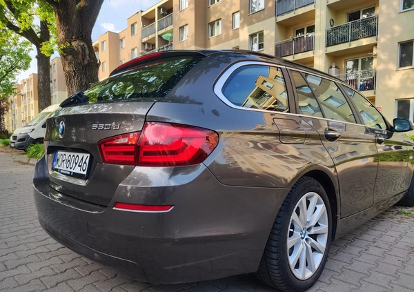 BMW Seria 5 cena 59900 przebieg: 216000, rok produkcji 2012 z Warszawa małe 497